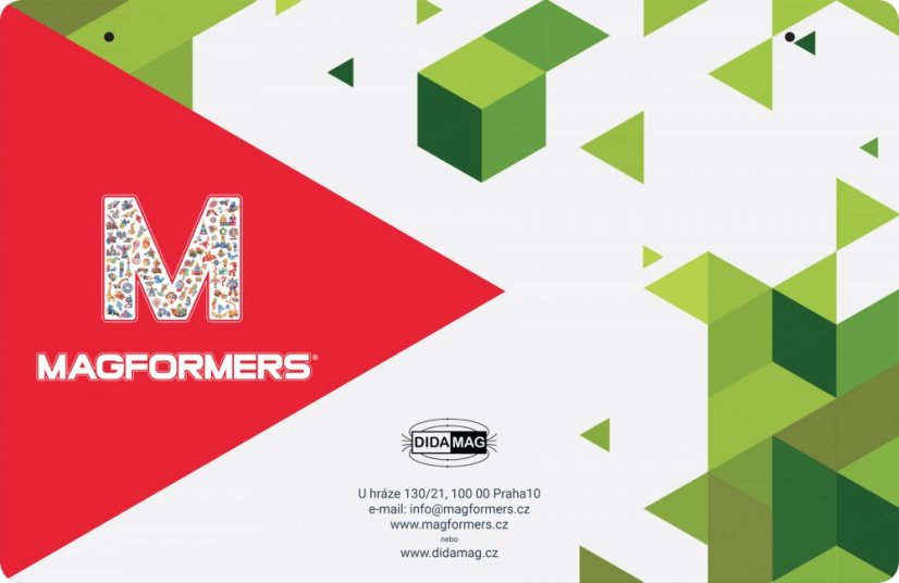 Karty Magformers  Geometrie 1