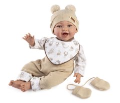 Guca OLIVER - realistická panenka miminko s měkkým látkovým tělem - 42 cm