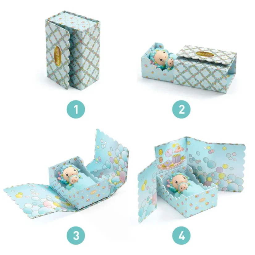 DJECO Tinyly pokojíček Blue and Bubble