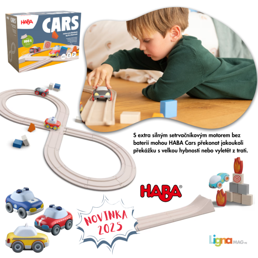 Haba Cars Kaskadérské auto s odrazovou rampou