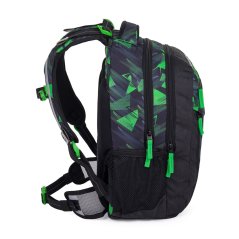 Bagmaster PORTO 24 A Školský batoh – čierno-zelený