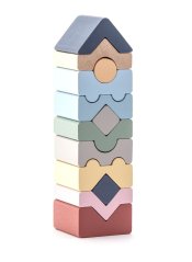 CUBIKA Pastel 16099 Veža XI - drevená skladačka 12 dielov