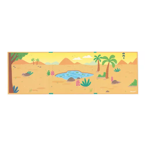 Janod Magnetická kniha príbeh dinosaurov