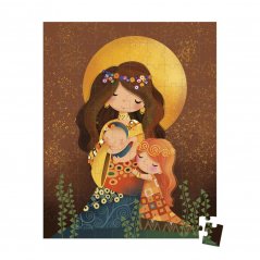 Janod Umelecké puzzle pre deti v kufríku Klimt 100 ks