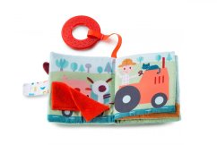 Lilliputiens - Farma - textilní knížka s hryzadlom