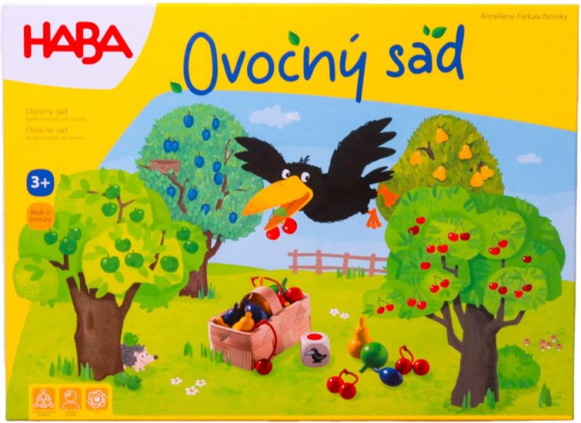 Haba Společenská hra pro děti Ovocný sad SK CZ verze