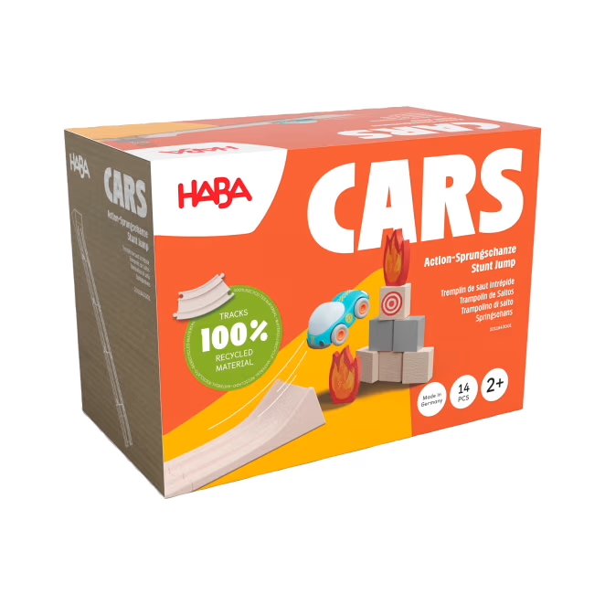 Haba Cars Kaskadérské auto s odrazovou rampou