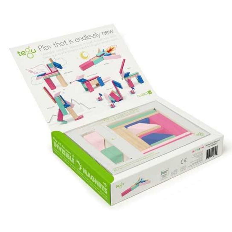 TEGU Magnetická stavebnice Blossom - 14 dílů