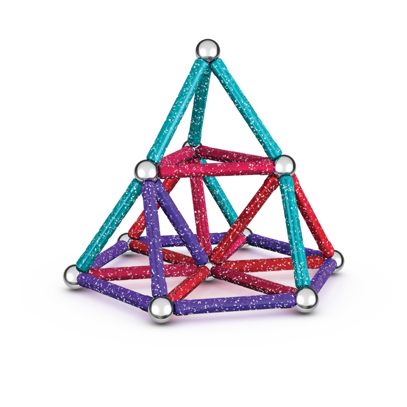 Geomag Glitter Recycled 60 pcs