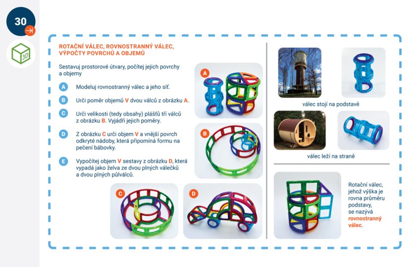 Karty Magformers Geometrie 3