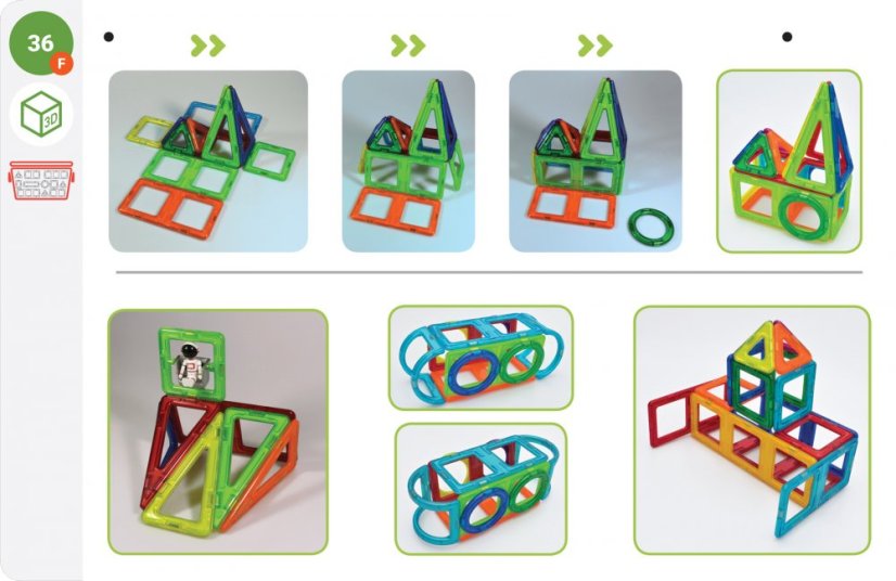 Karty Magformers  Geometrie 1