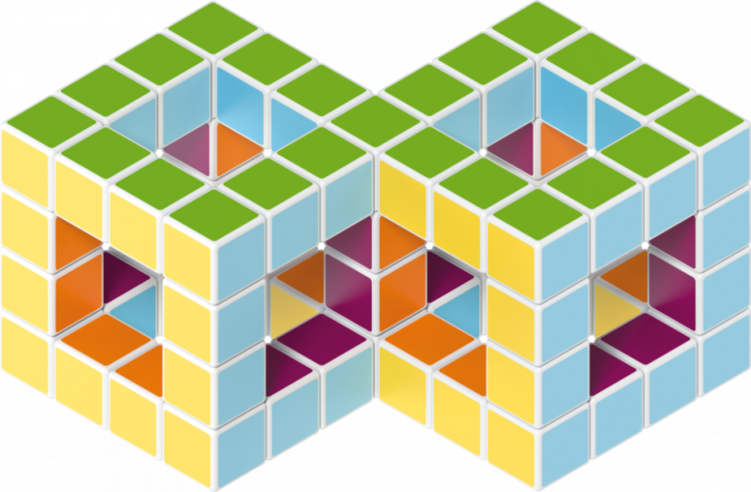 Geomag Magicube - Free building 64 pcs