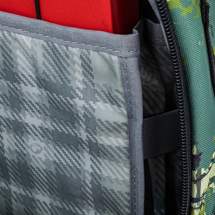 BAGMASTER Školní batoh LUMI 22 C vojenský se stíhačkami