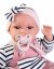 Antonio Juan 70332 TONETA - realistická bábika bábätko so zvukmi a mäkkým látkovým telom - 34 cm