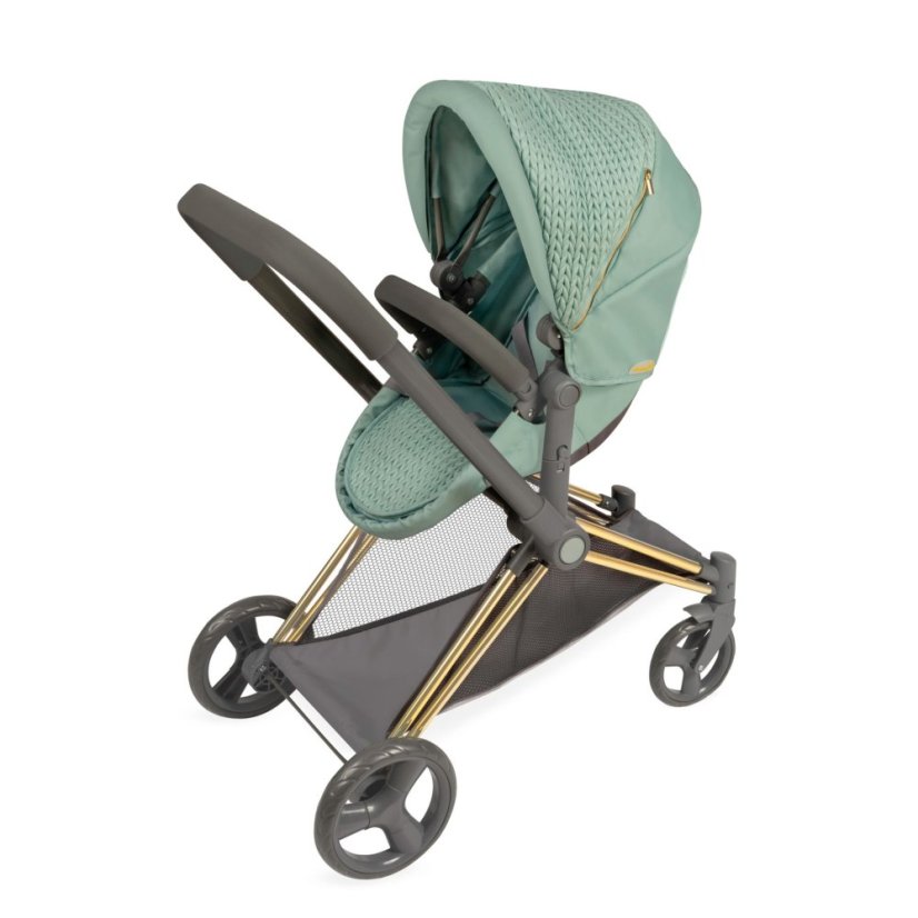 DeCuevas 81773 Skladací kočík pre bábiky 3 v 1 s taškou Capriccio 2025-73 cm