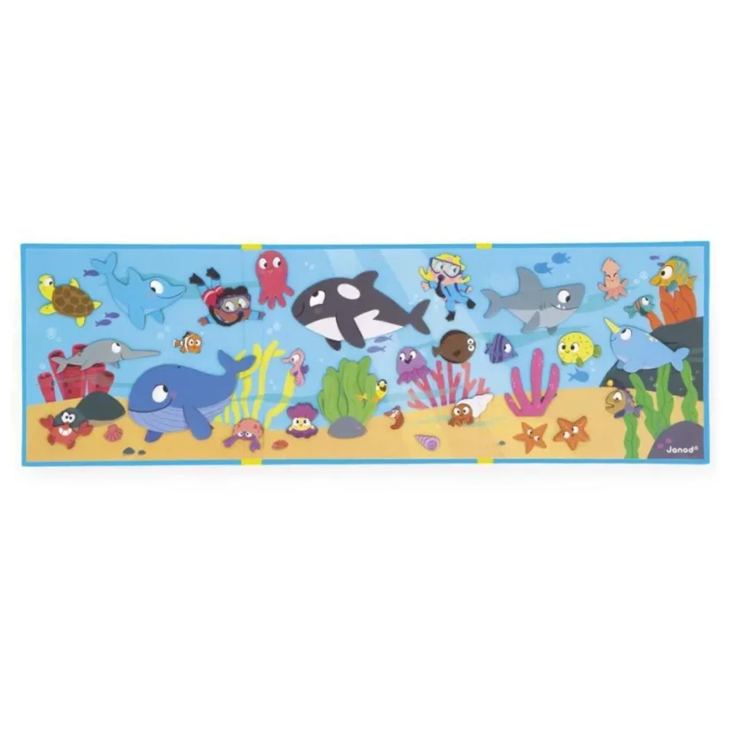 Janod Magnetická kniha príbeh Morský svet