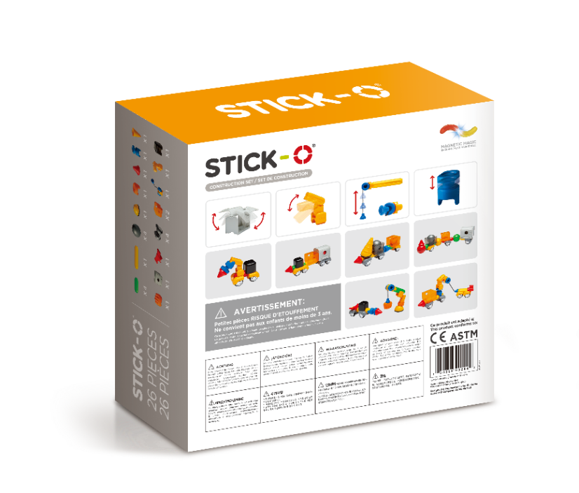 Stick-O Stavební auta (Construction set)