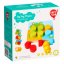 Lucy & Leo - Farebná mozaika - drevená hra s veľkými kolíkmi a šablónami
