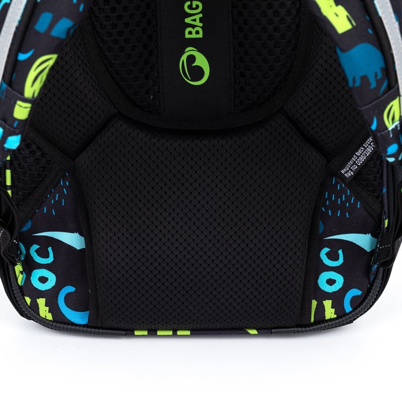 BAGMASTER Velký školní SET VEGA 22 B zelenomodrý