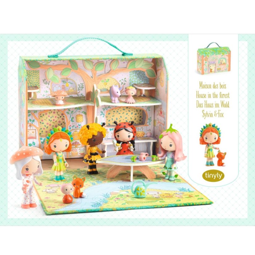 DJECO Tinyly domeček a figurka Sylvia & Fox house
