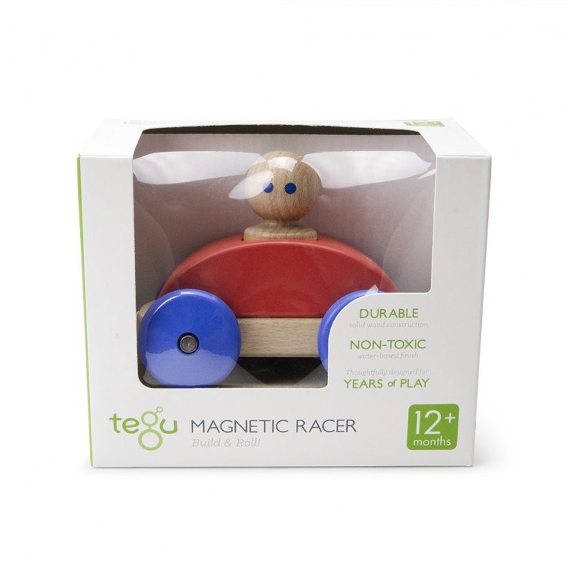 TEGU Magnetické autíčko - Poppy &amp; Blue Racer