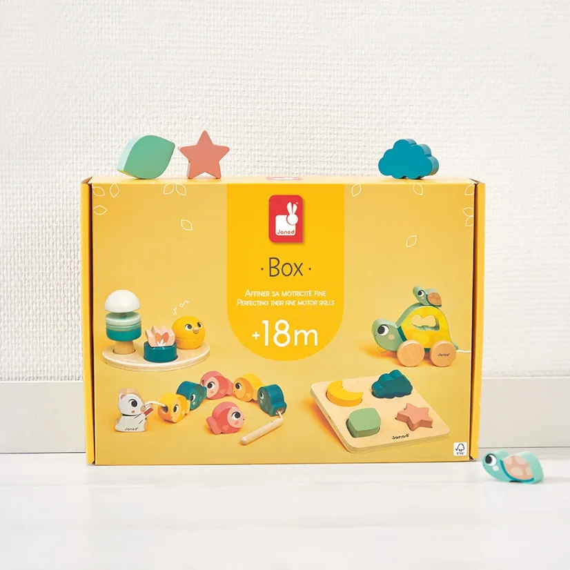 Janod box - Jemná motorika od 18 m.