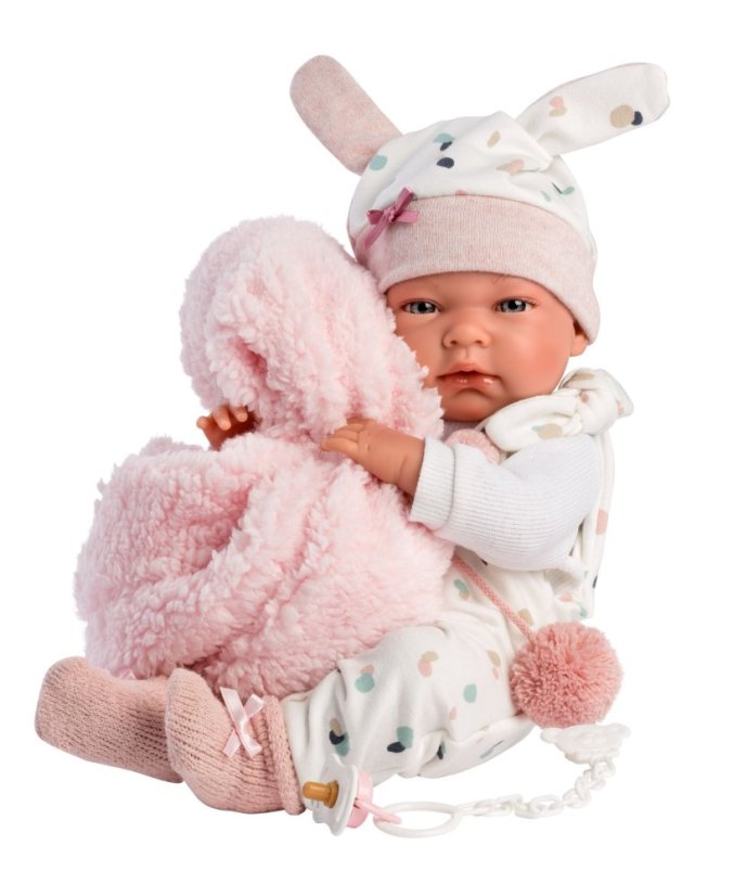 Llorens M738-86 oblečenie pre bábiku bábätko NEW BORN veľkosti 40-42 cm