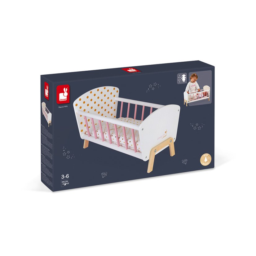 Janod postieľka pre bábiku Candy Chic