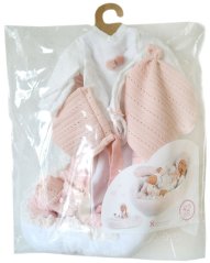 Llorens M740-88 oblečenie pre bábiku bábätko NEW BORN veľkosti 40-42 cm s doplnkami