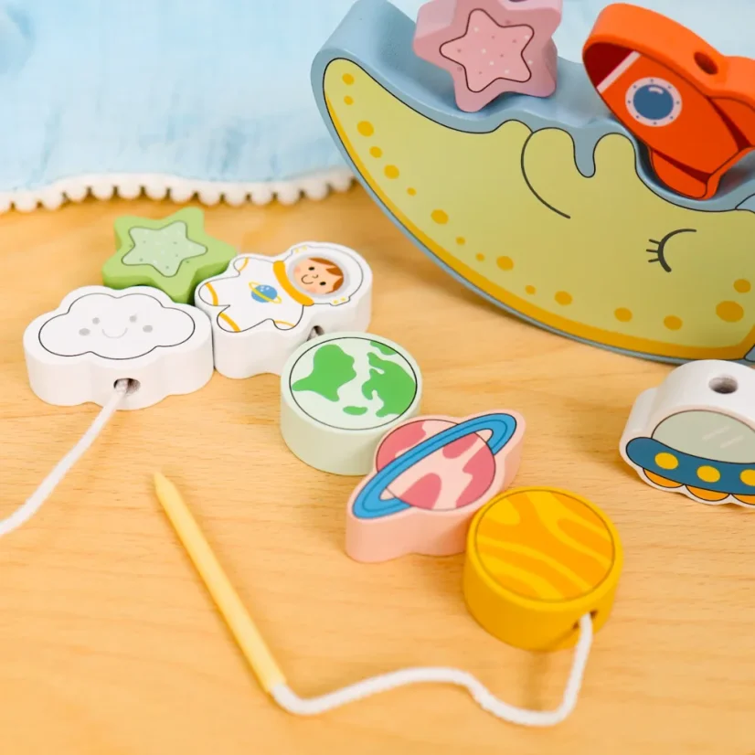 Balančná hračka a prevliekanie Vesmír 2v1