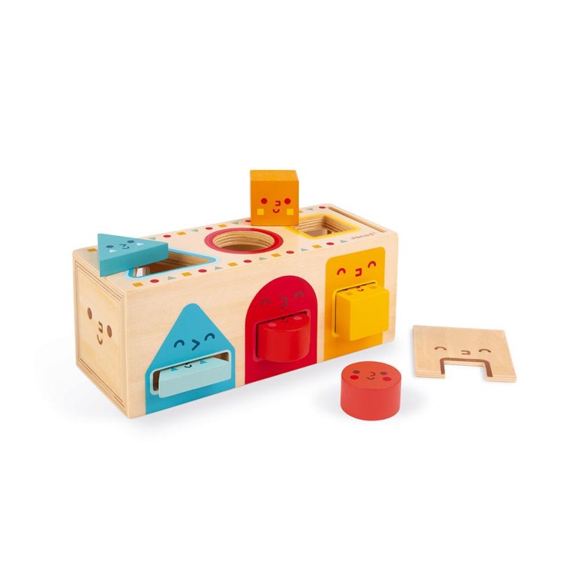 Janod dřevěná vkládačka Montessori Tvary
