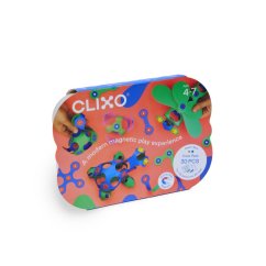 CLIXO Crew Blue & Green - magnetická stavebnica 30 kusov