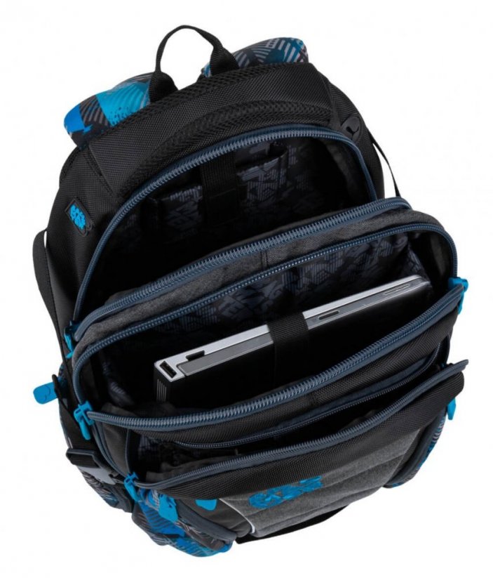 BAGMASTER - BAG 20 D BLUE/GREY/BLACK