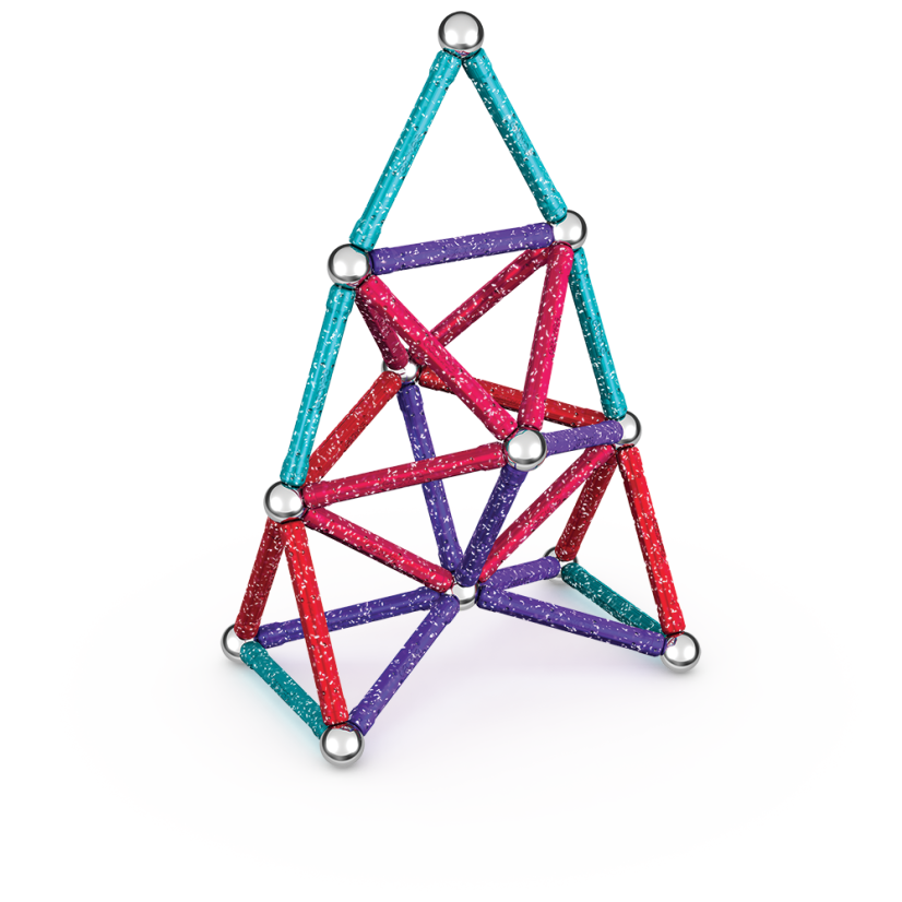 Geomag Glitter Recycled 60 pcs