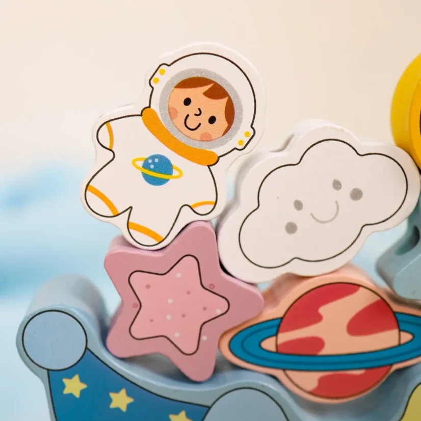 Balančná hračka a prevliekanie Vesmír 2v1