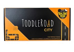TODDLEROAD 2003 SADA MESTO - flexibilná cesta - 14 silikónových puzzle dielov