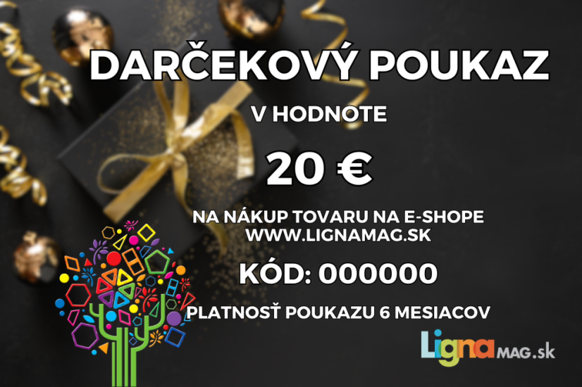 Elektronický darčekový poukaz - Hodnota poukazu: 20