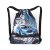 Bagmaster SÁČEK LUMI 23 D školní na přezůvky / tělocvik - modré auto