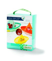 Lilliputiens - 3 plávajúce lodičky - hračka do vody