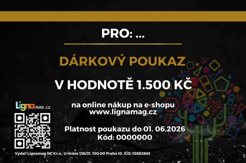 Elektronický dárkový poukaz - Hodnota poukazu: 1500