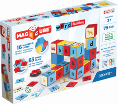 Geomag Magicube Word Building Recycled Clips 79 pc