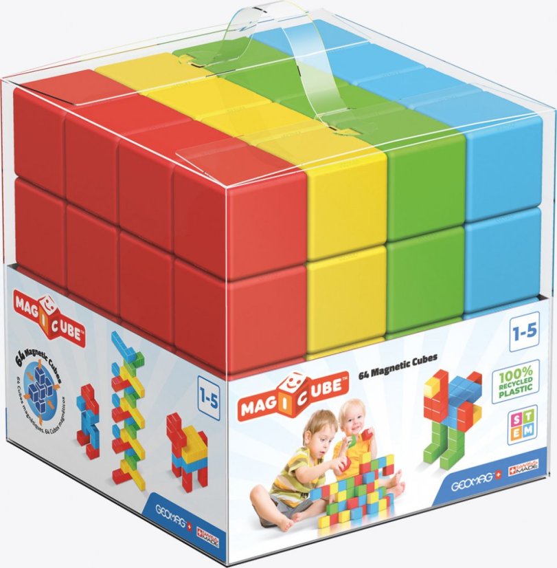 Geomag Magicube GREEN Line 64 pcs