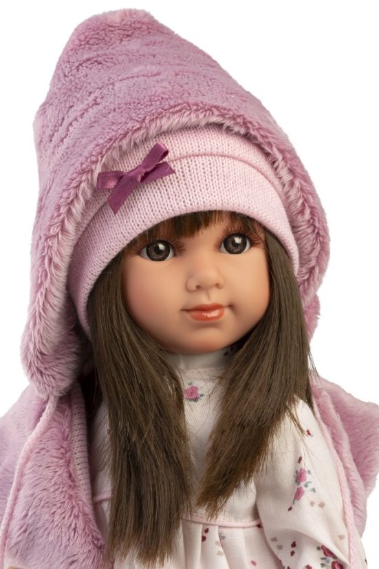 Llorens 53556 SARA - realistická bábika s mäkkým látkovým telom - 35 cm