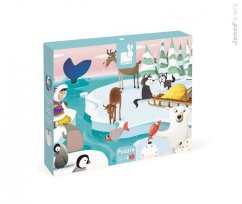 Janod Puzzle dotykové Život na ľade s textúrou 20 ks