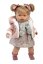 Llorens 42284 ALEXANDRA - realistická bábika so zvukmi a mäkkým látkovým telom - 42 cm