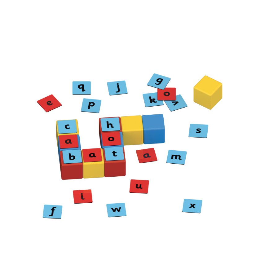 Geomag Magicube Word Building Recycled Clips 79 pc