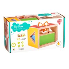 Lucy & Leo - The Cunning Fox - drevená hra so šablónami