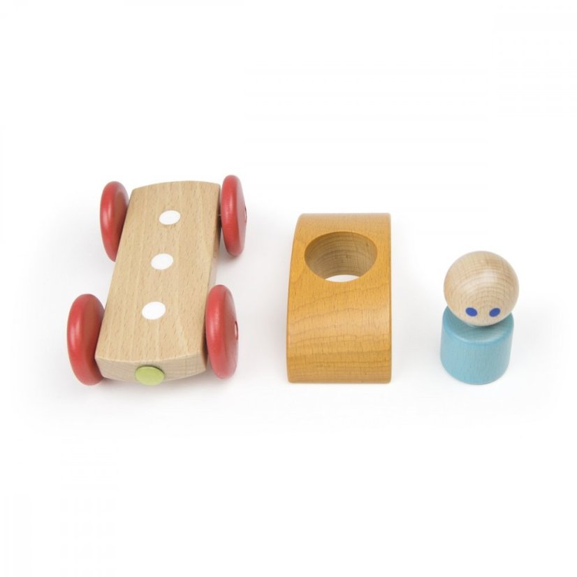 TEGU Magnetické autíčko - Orange Racer