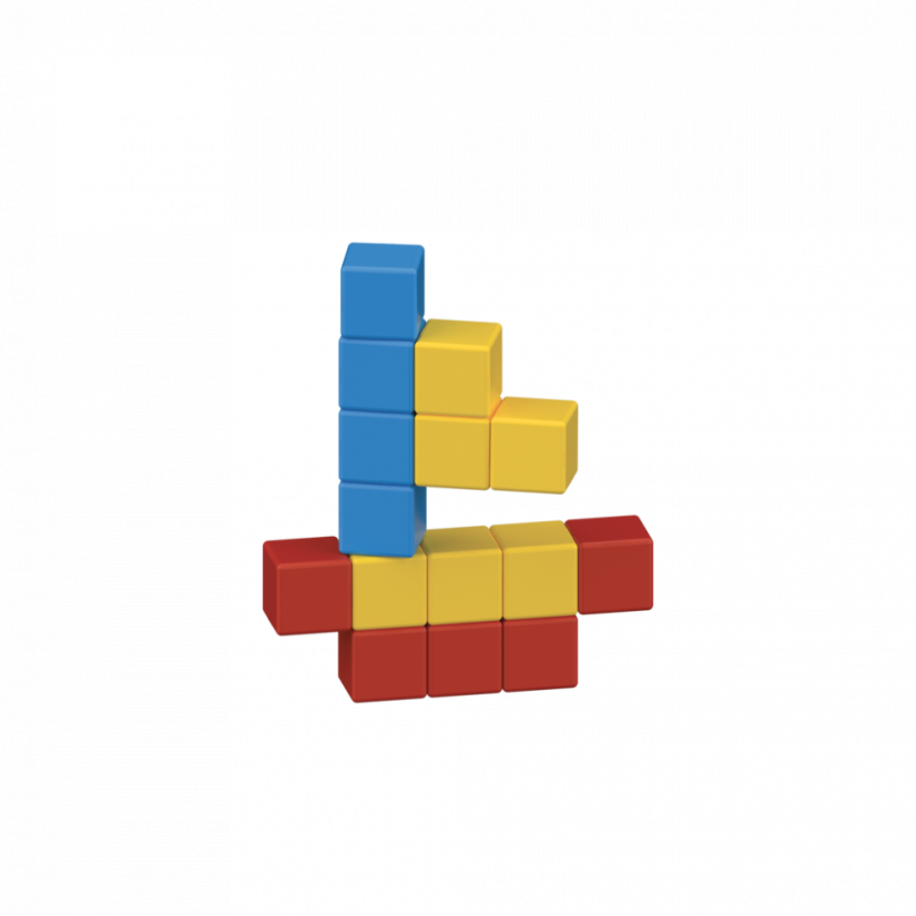Geomag Magicube Word Building Recycled Clips 79 pc