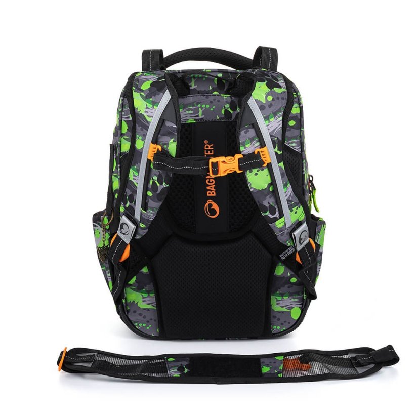 BAGMASTER Školní batoh BETA 22 C s levhartem